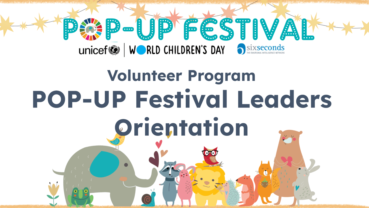 POP-UP Festival Leaders 2025 Orientation [B]